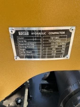 COMPACTADOR VIBRATORIO PARA EXCAVADORA