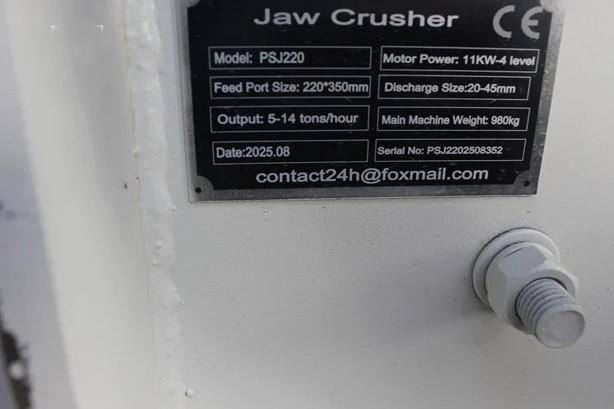 TRITURADORA DE PIEDRA TIPO QUIJADA