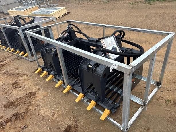 PALA PARA PIEDRA CON GRAPAS HIDRAULICAS