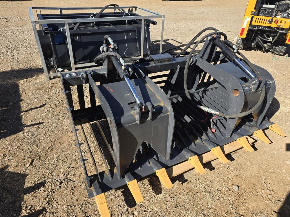 PALA PARA PIEDRA CON GRAPAS HIDRAULICAS