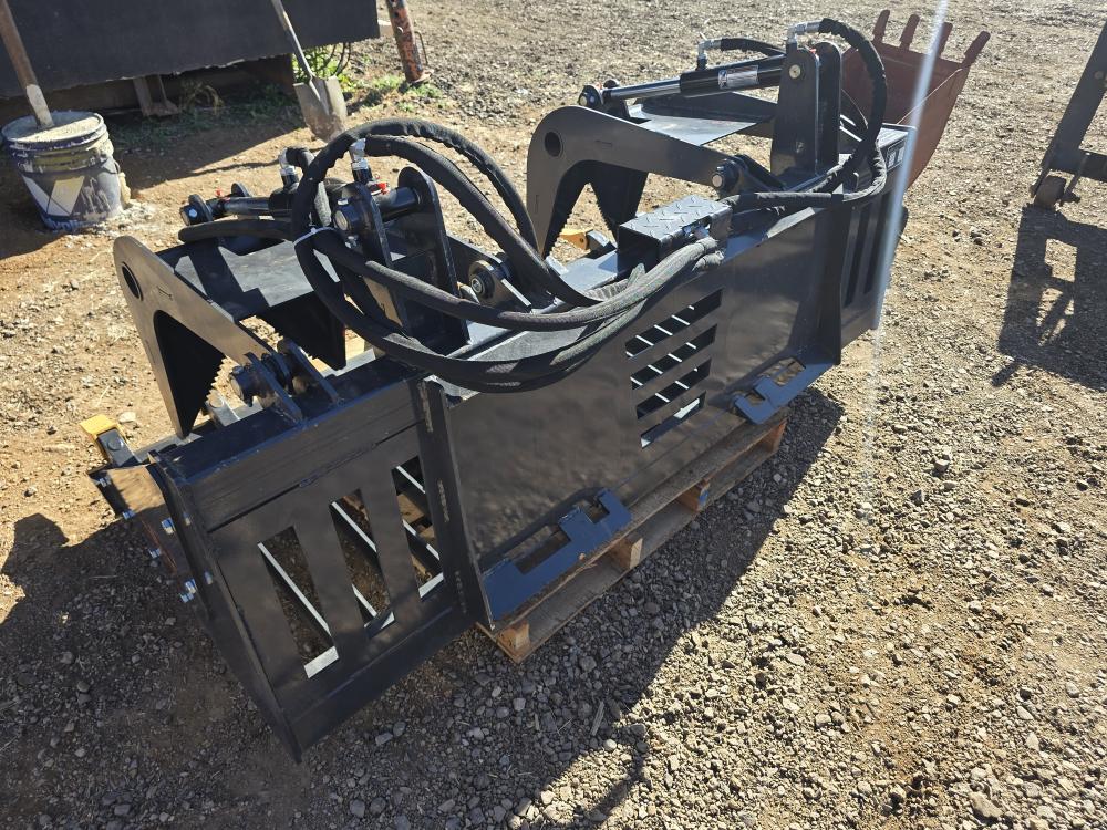 PALA PARA PIEDRA CON GRAPAS HIDRAULICAS